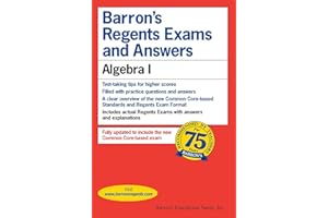 Regents Exams and Answers: Algebra I (Barron's Regents NY)
