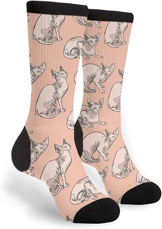 Amazon.com: Packsjap Hairless Naked Cats Men & Women Casual Cool Cute ...