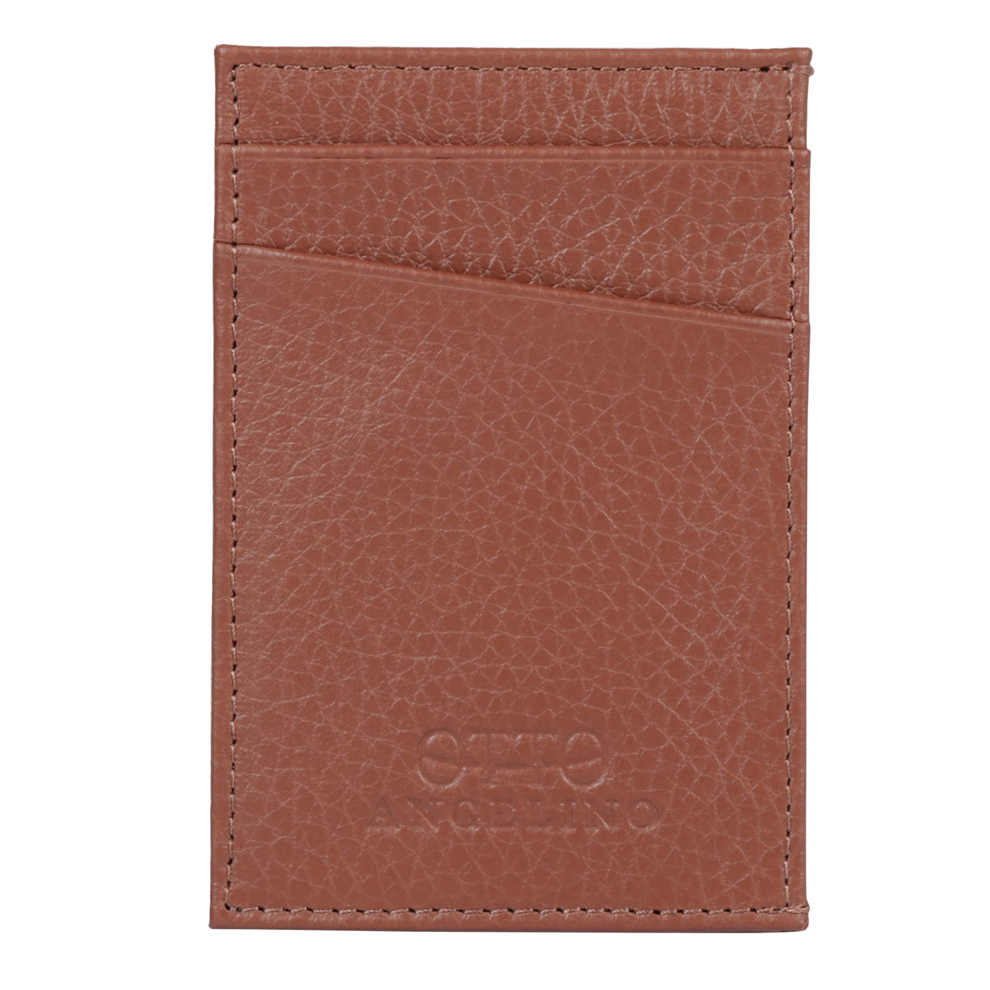 Otto Angelino Genuine Leather Wallet - Bank Cards, Money, Driver's License Cardholder - Unisex