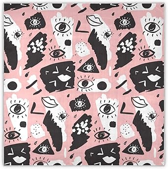 Colorful Cute Cartoon Drawing Doodle Scarf Shawl Wraps For Women Women