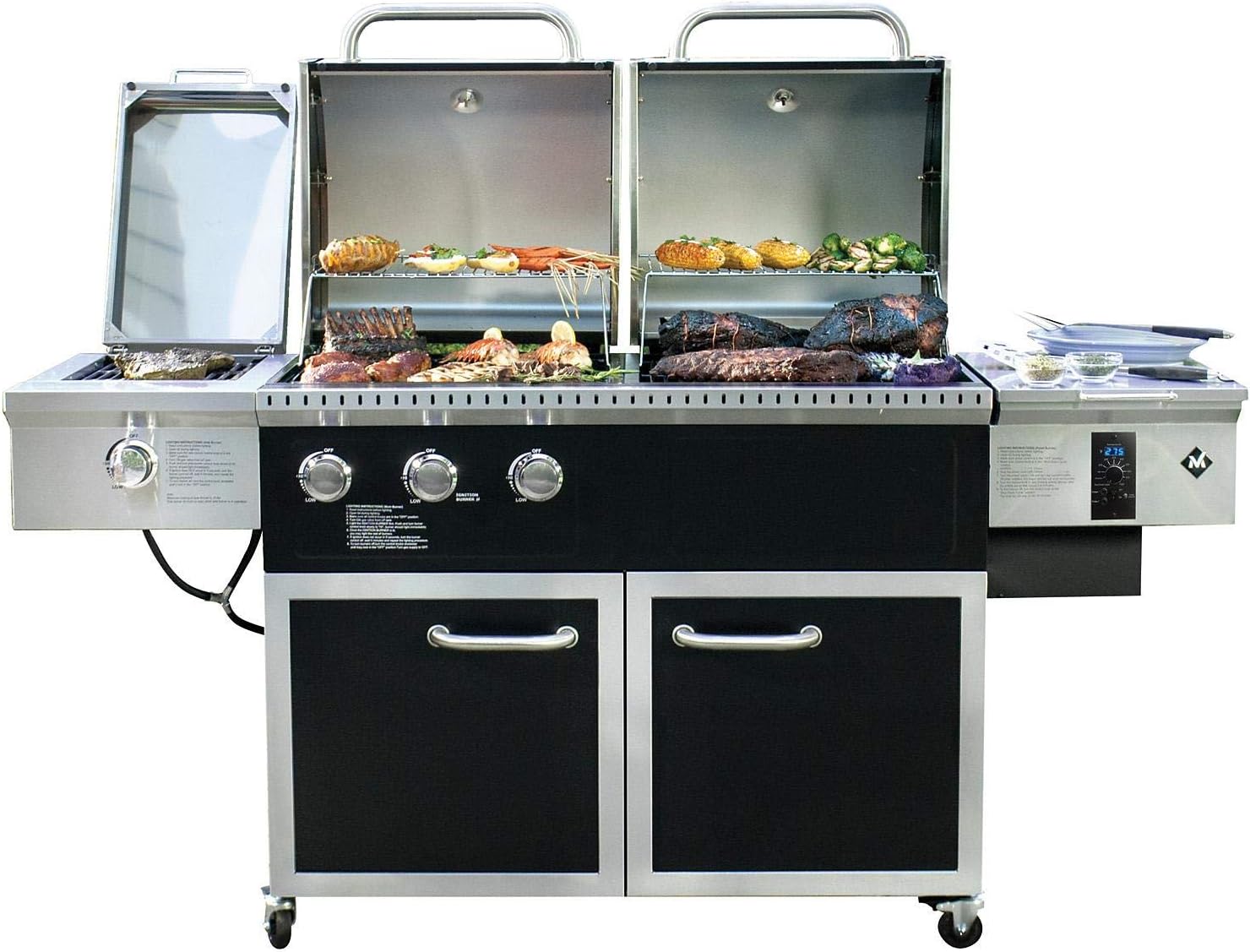 Review More Sweet Deals Hybrid Pellet and Propane Gas Grill Barbeque