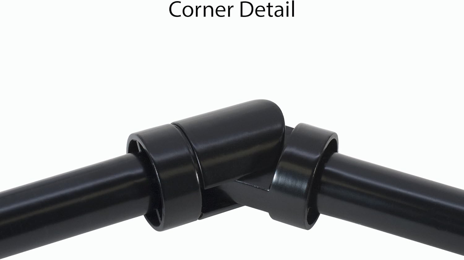 Decopolitan Drapery Bay Window Curtain Rod Set, Oil Rubbed Bronze: Home & Kitchen