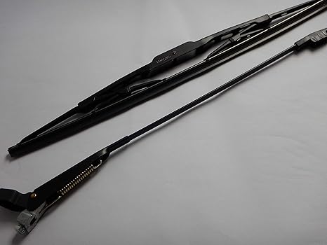 w-mtools Scheibenwischer Arm + Blatt Traktor Boot Scheibenwischer Motor 105°