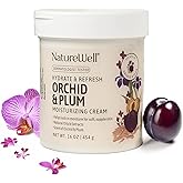 NATURE WELL Orchid & Plum Hydrate & Refresh Moisturizing Body Cream, Infused with Natural Oils & Extracts, Non-Greasy, Lightweight Texture, Helps Lock in Moisture for Soft, Silky, & Supple Skin,16 Oz