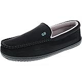 IZOD Men's Two-Tone Moccasin Slipper, Warm Soft Classic Slip-On, Men's Sizes 8 to 13