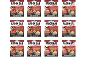 Professional Lab RA100 Radon Gas Test Kit 12 Pack