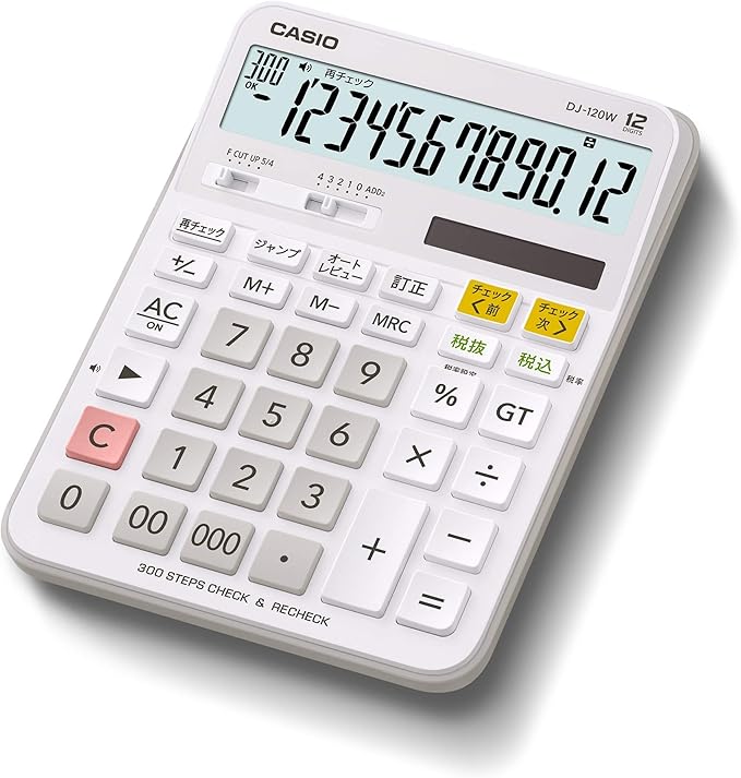 Casio Standard calculator calculation check verification