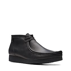 Clarks Men's Shacre Boot Ankle, Black Leather, 10