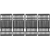 Tmozyar Cast Iron Adjustable Cooking 4 Grates Replacement Universal Expandable Adjust Cooking Grill Grids, DIY BBQ Grill Grid, from 14 inch up to 20 inch Long, Each 8 inch Wide
