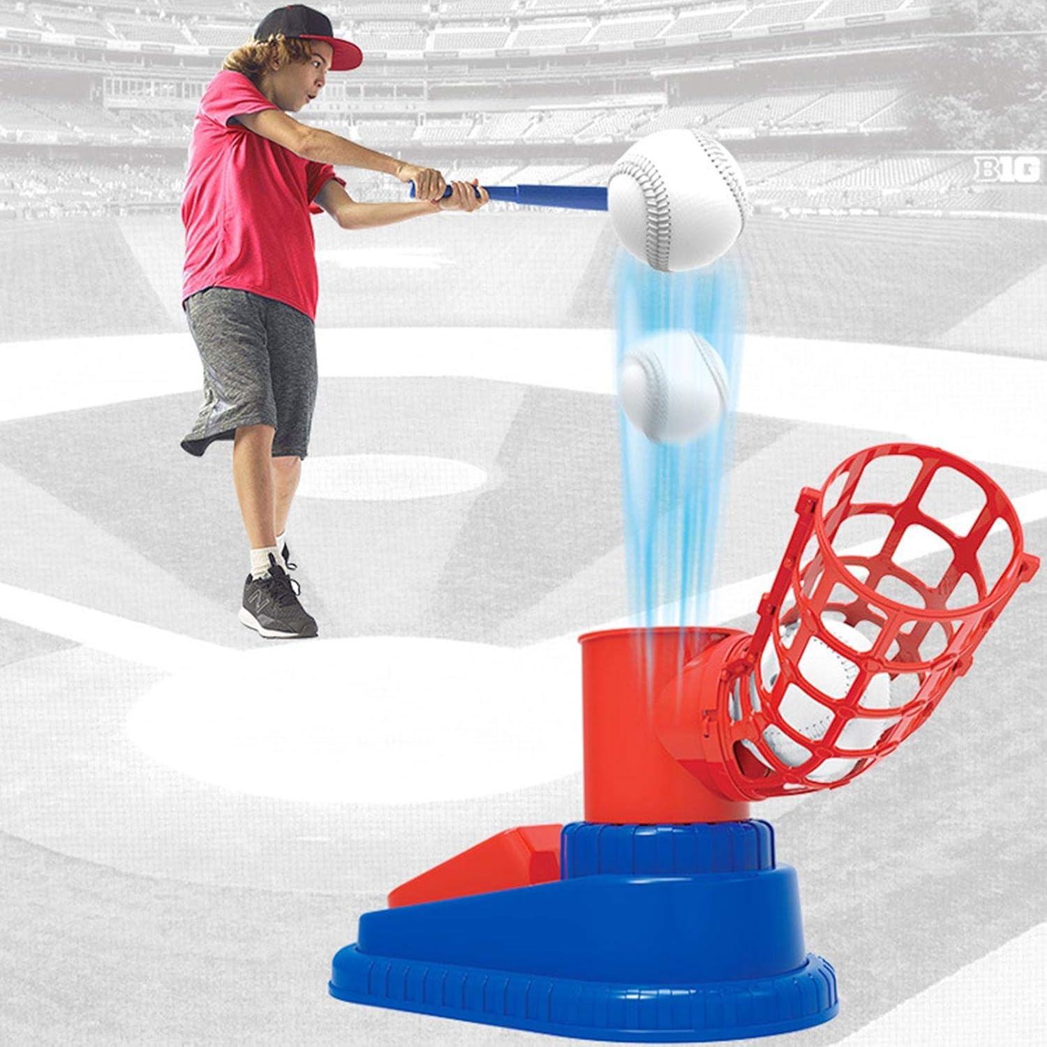 Kids Baseball Bat and Ball Set,T Ball Set for Kids Includes Training