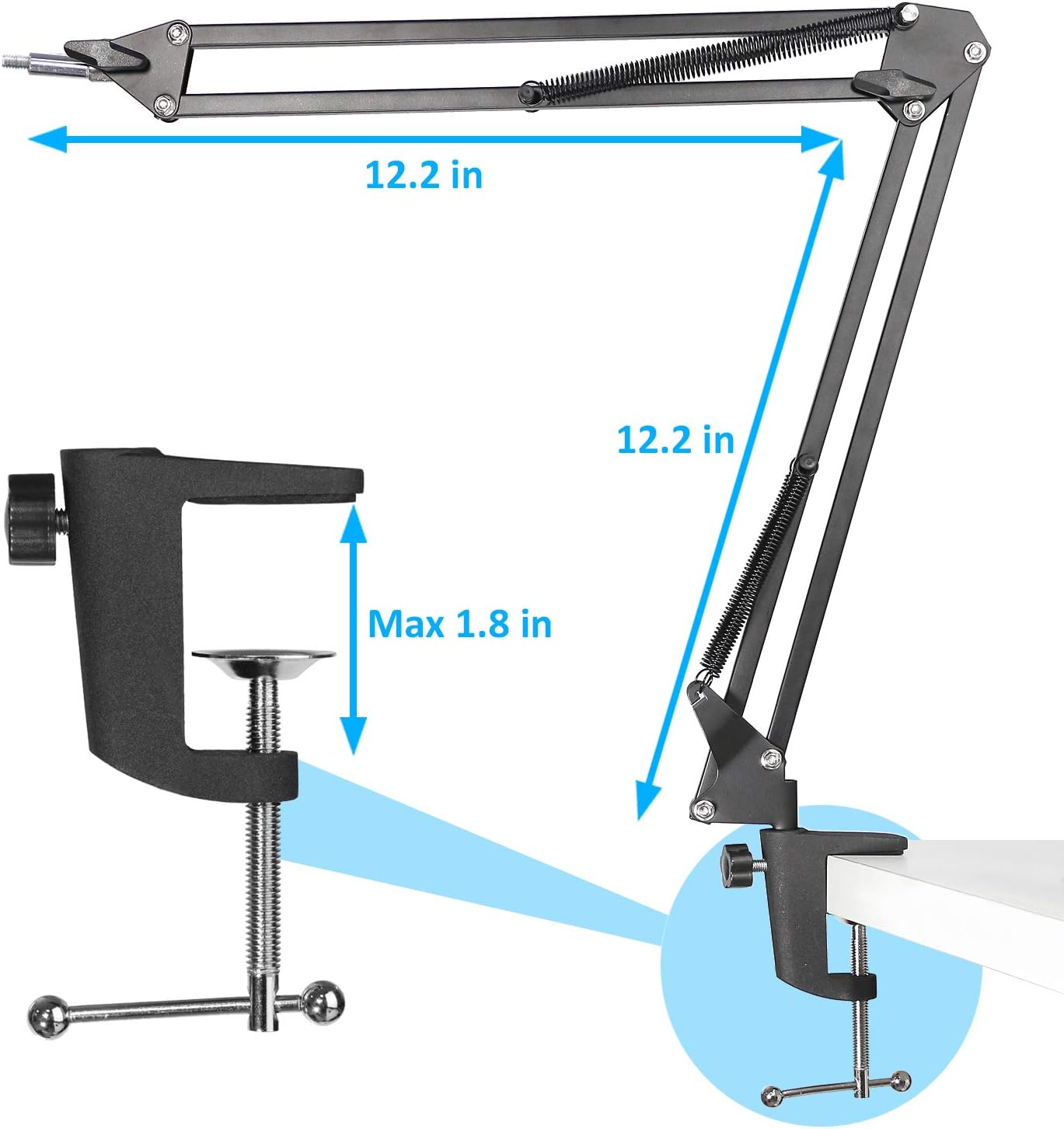Professional Microphone Boom Arm Stand Used for Wave:3 Mic - Image 5