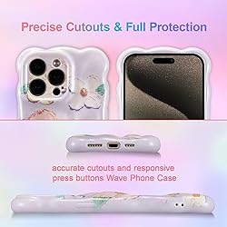 UEEBAI Ripple Case for iPhone 12 Pro Max, Cute