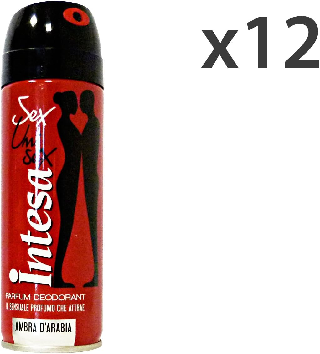 Understanding Set 12 Unisex Amber Deodorant Spray 125 ml. Body Care