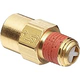Control Devices Brass Ball Check Valve, 1/4" NPT Female x NPT Male