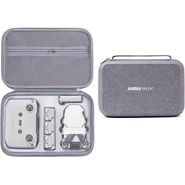 Tineer Custodia per il trasporto del corpo del drone e del telecomando Tute, custodia protettiva da viaggio in EVA portatile per DJI Mavic Air 2 RC Accessori per il telecomando del drone