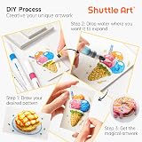 Shuttle Art 44 Pcs Magic 3D Foam Texture Painting Kit view 3