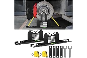 PICURA Wheel Alignment Tool, 2 PCS Toe Alignment Tool Plates Without Removing Calipers, Wheel Alignment Kit with 2 Measuring Tapes, Compatible with Most Cars and SUVs