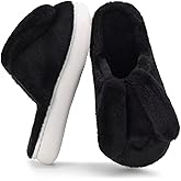 NineCiFun Women's Bunny Slippers Memory Foam House Plush Fluffy Rabbit Slippers Comfy Fuzzy Faux Fur Lining Indoor Animal Bedroom Shoes