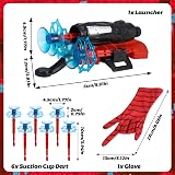 Dacitiery Spider Web Launcher Wrist Toy Set 1 Launcher 6 Darts 1 Glove Kids view 2