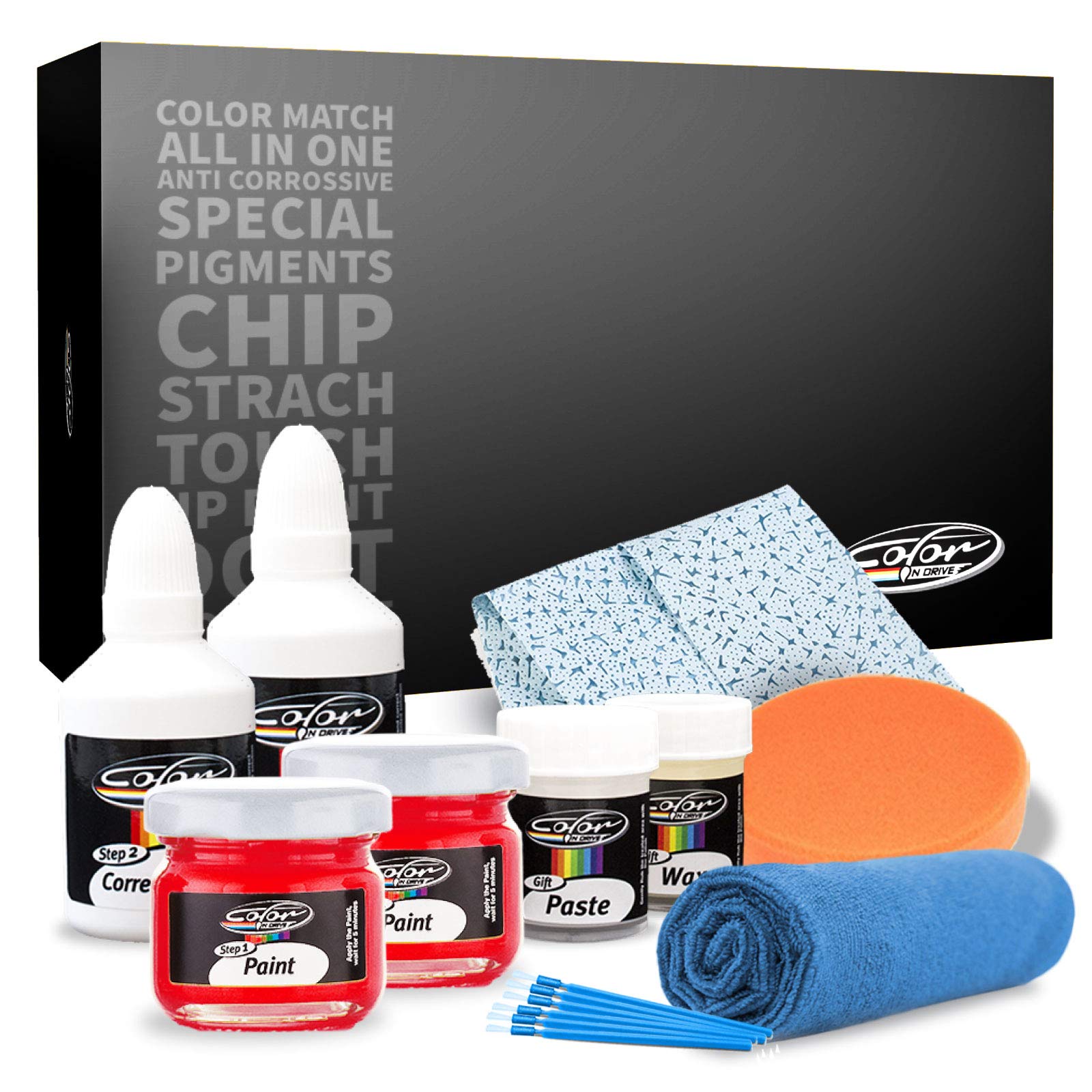 Color N Drive for Scion Automotive Touch Up Paint - 8S7 - Light Blue Met/Wave Line Pearl - Paint Scr