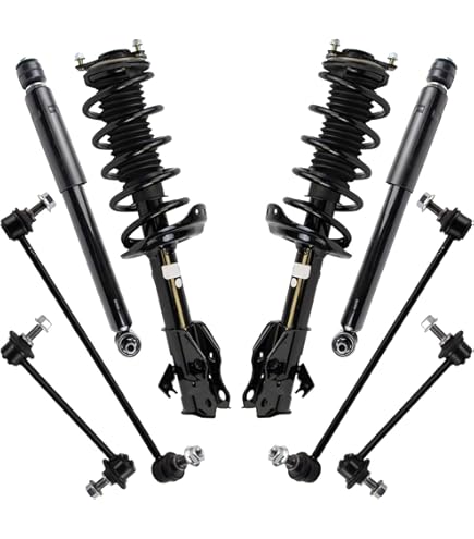 Amazon.com: FCS Front Struts Coil Springs & Rear Shocks Kit