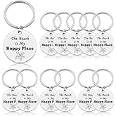 12 Pcs Beach Lover Keychain Gift Jewelry Beach Gift for Women Ocean Theme Gift Beach Themed Gifts Jewelry Beach Keychain Gift for Beach Lover Birthday Christmas Graduation Gift for Women Girl Teens