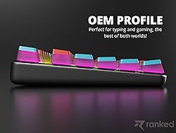Ranked Pudding PBT Keycaps | 112 Double Shot
