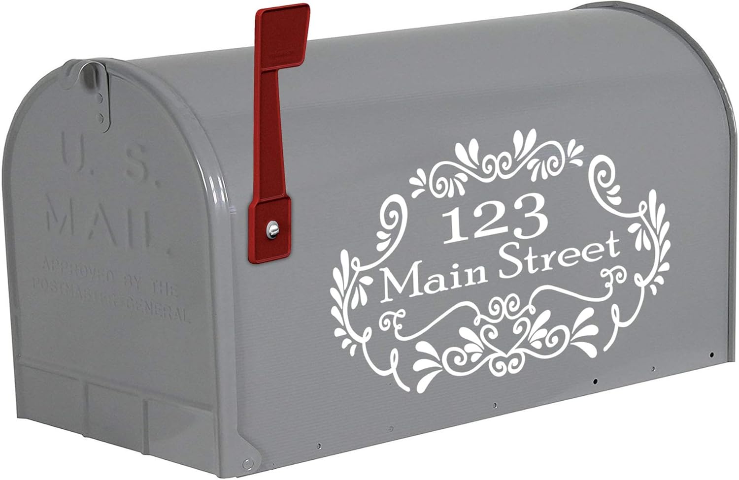 VWAQ Custom Vinyl Mailbox Address Decals Personalized