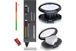 HQDZ Diamond Tester Pen,Jewelry Diamond Tester Pen+30X 60X Mini LED Magnifying Jewelry Eye Loupe Jewelry Distinguish Tool Professional Diamond Selector for Novice and Expert