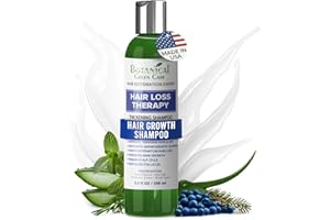 Hair Loss Therapy Strengthening Shampoo for Thinning Hair, Sulfate‑Free, Strengthening & Volumizing, DHT Blocker, Color Safe 