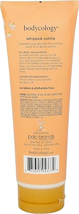 Bodycology Whipped Vanilla Body Cream for Women 8 oz Shea Cocoa Jojoba Butter view 4