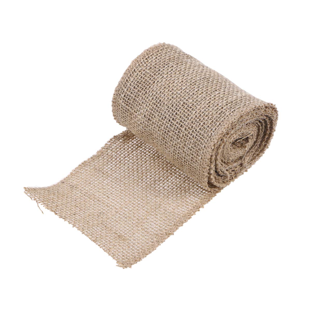 *10cm Hessian Ribbon,DIY Handmade Christmas Craft Jute Roll Christmas Decorative Jute Roll Cylinder Ornament