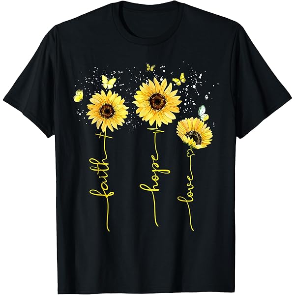 sunflower tシャツ Sunflower T-Shirt - Heather Pacific, Heather Teja and