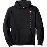 Umbrella Corporation Vertical Pullover Black Hoodie