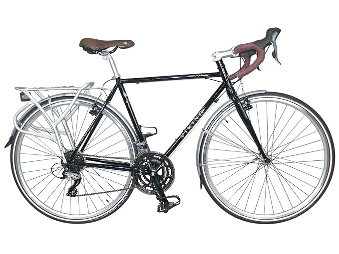 Viking Herren Coniston 700 C Road Bike, schwarz, 58 cm