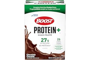 Boost Protein+ Chocolate Meal Replacement Shake, 4 x 325 ml