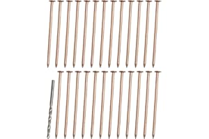 Copper Tree Stump Removal Nails 4 Inch Professional Root Killer Spikes with Drill Bit for Garden Landscaping Hardscape Home O