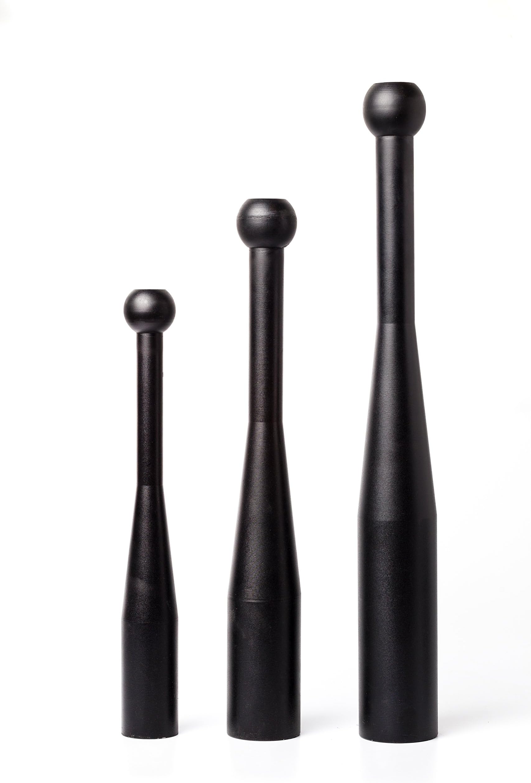 Bodykore Steel Power Clubs- Black Powder Coat Finish- 2kg/4lb, 4kg/9lb, 6kg/13lb, 8kg/18lb, 10kg/22lb, 12kg/26lb- Indian Club Kettle Bell