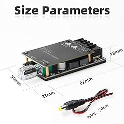 DAMGOO 50W+50W Bluetooth 5.0 Amplifier Board,100w