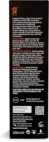 Calypso Once A Day Tan & Protect SPF25 200 ml CALC25TAN view 5
