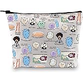 BLUPARK Funny Science Pun Gift Powerhouse Of The Cell Makeup Bag Chemistry Lab Gift Chemistry Assistant Cosmetic Bag (Powerhouse Of The Cell)