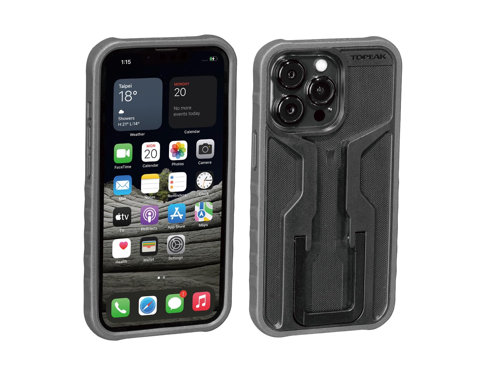 Topeak Unisex Topk Ridecase W/O Mount Iphone 13 Pro Case, Black