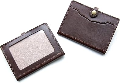 Amazon Bellvo Idケース Pass 4面 ケース Idカード Id ホルダー パスケース 本革 レザー 栃木レザー 日本製 D Brown Idカードホルダー