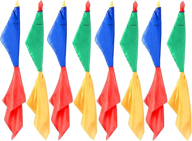 Amazon Trounistro マジックスカーフ 8点 色が変わる 正方形 シルク ハンカチ マジック ハンカギー 小道具 スカーフ トリック パフォーマンス 小道具 マジックキット アクセサリー マジック 手品 おもちゃ