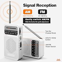 Portable Radio AM FM, Goodes Transistor Radio with