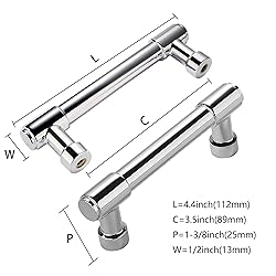 ZAUYX Solid Heavy Duty Jasper Pulls 10 Pack