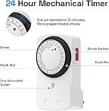 HBN Plug Timer Socket UK Programmable Segment 48 Daily Timers 2 Pack view 3