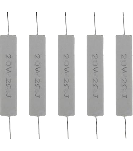 Lot De 4 Résistances Bobinées 10 KΩ 4W 5% - Marque Corning - Référence FP4 148 7416 - Neuf