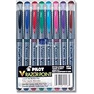 Pilot V Razor Point Liquid Ink Marker Pens, Extra Fine Point, Assorted Color Inks, 8-Pack Pouch (11008)