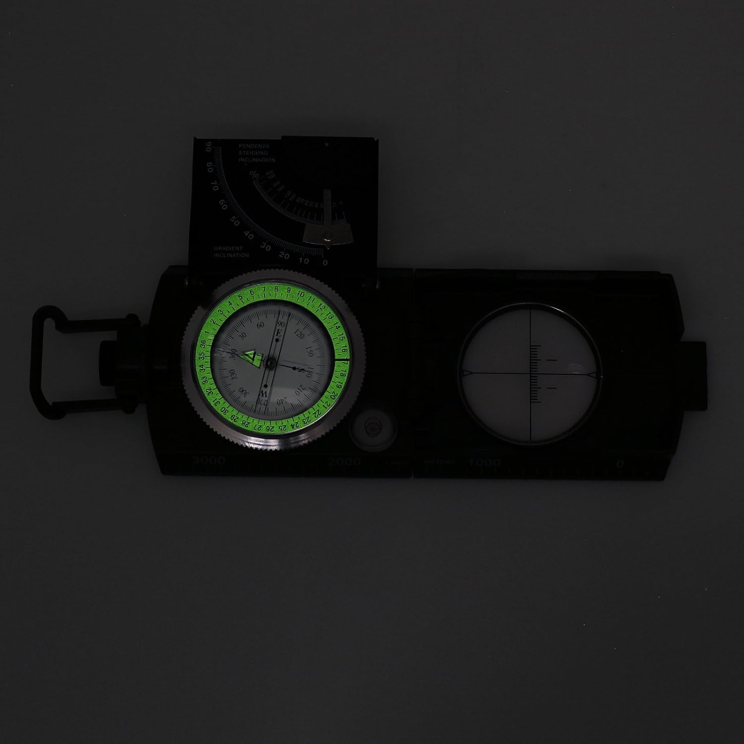 Proster IP65 Compass Camouflage with Sighting Clinometer Military Compass Metal Camping Compass Professional for Camping Hunting Hiking Geology Activities : Sports & Outdoors